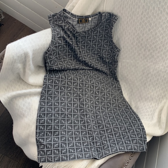 Fendi zucca sleeveless dress. Authentic. - Picture 2 of 4
